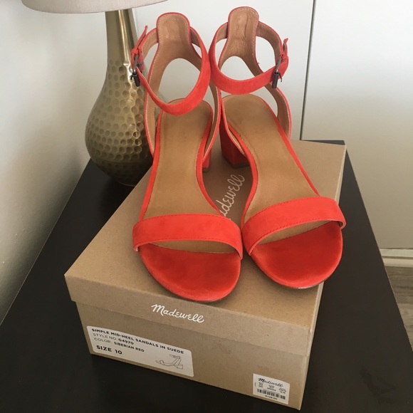 [MADEWELL] Alice sandals in Siberian Red - Picture 2 of 5